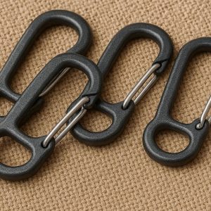 Heavy Duty Aluminum Alloy Mini Carabiner Clips with Spring Loaded Gate for Keys Backpacks Camping and Outdoor Daily Organization